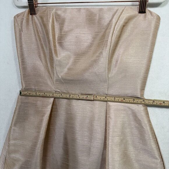 Alfred Sung Dress Women 4 Strapless or With Straps High Low Formal Pockets NWT - Picture 10 of 14